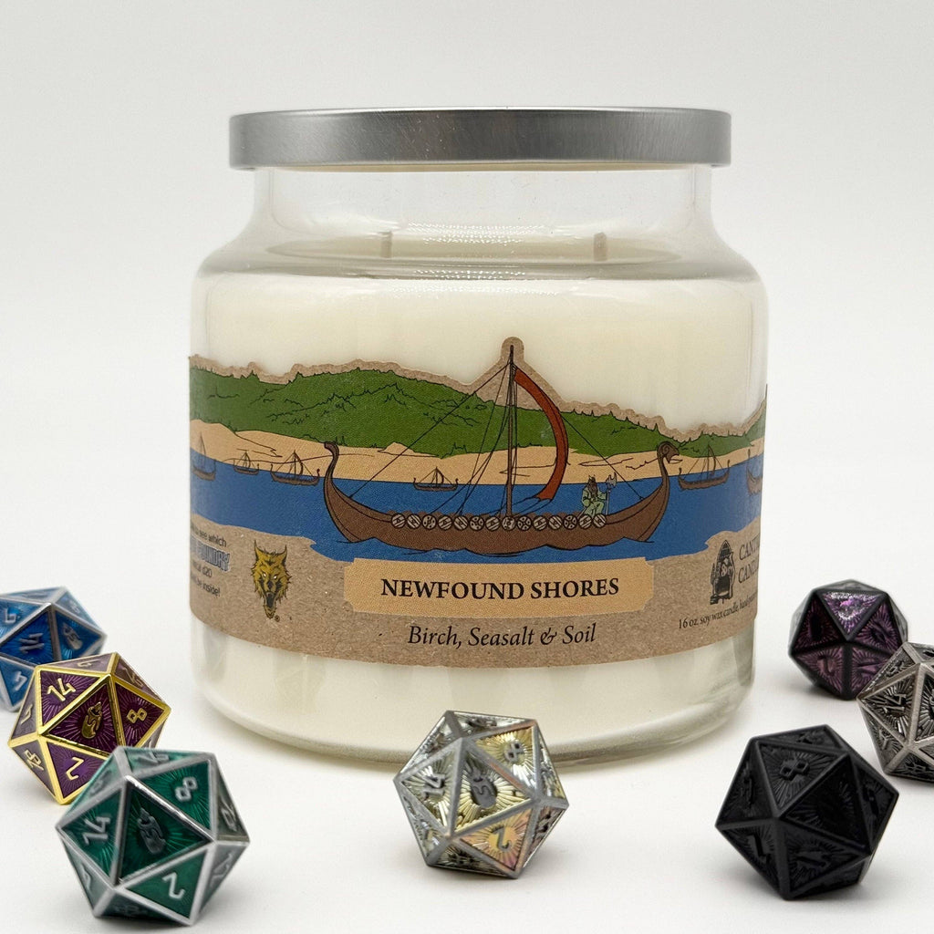 Cantrip Candles: Newfound Shores (16 oz)