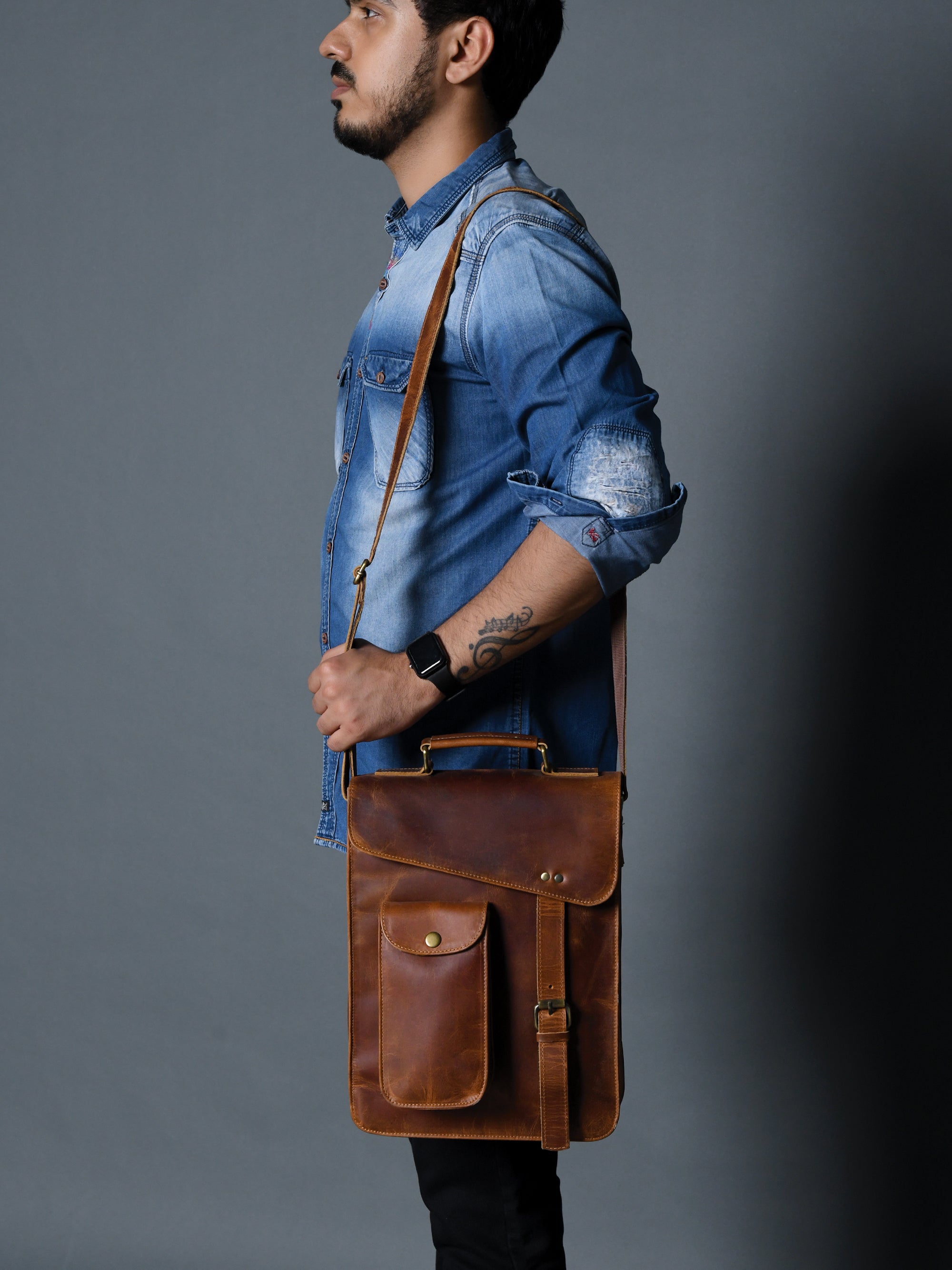 Vintage Explorer Crossbody Bag
