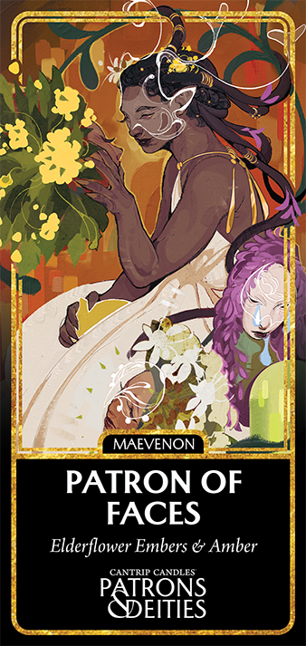 Cantrip Candles: Maevenon, Patron of Faces (16 oz)