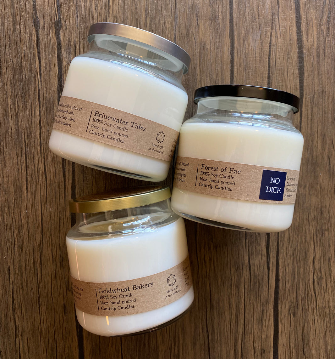 Cantrip Candles, 16 oz (Choose Your Scent)
