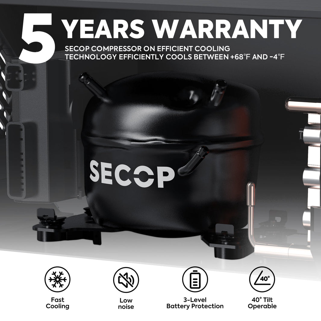 ICECO APL55 Dual Zone 12V Fridge, 55L