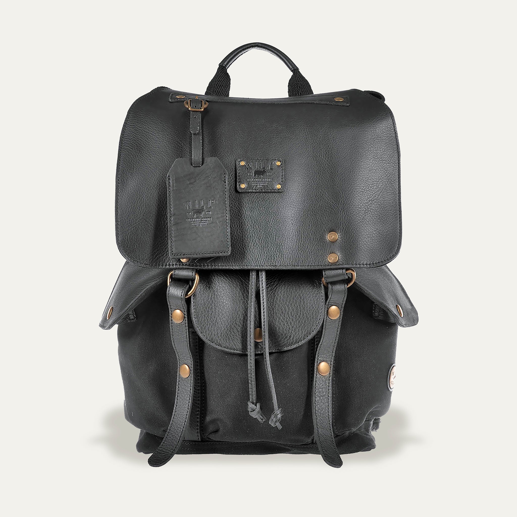 Lennon Canvas and Leather Backpack