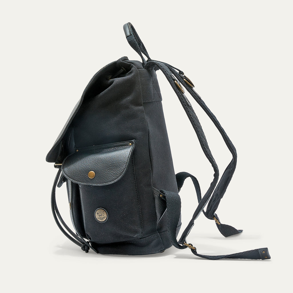 Lennon Canvas and Leather Backpack