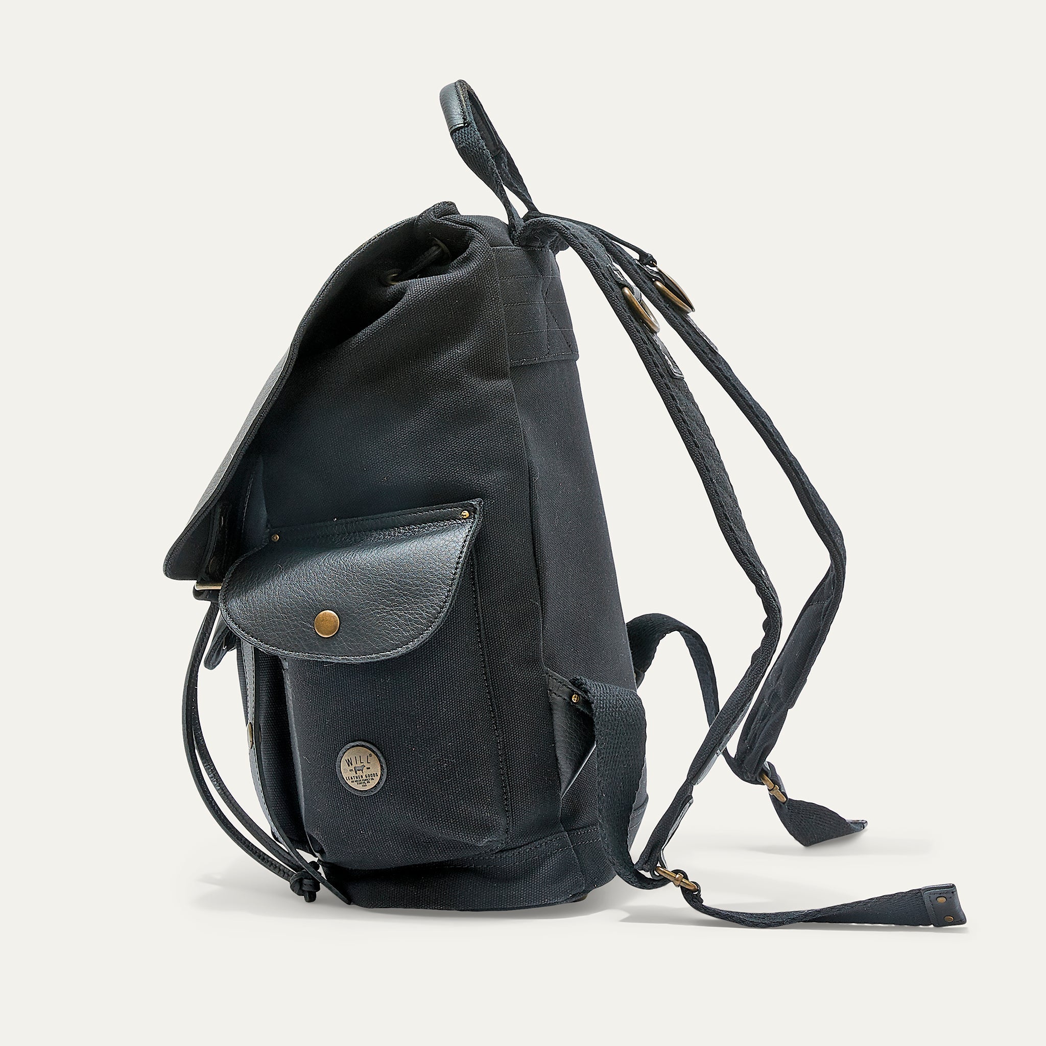 Lennon Canvas and Leather Backpack