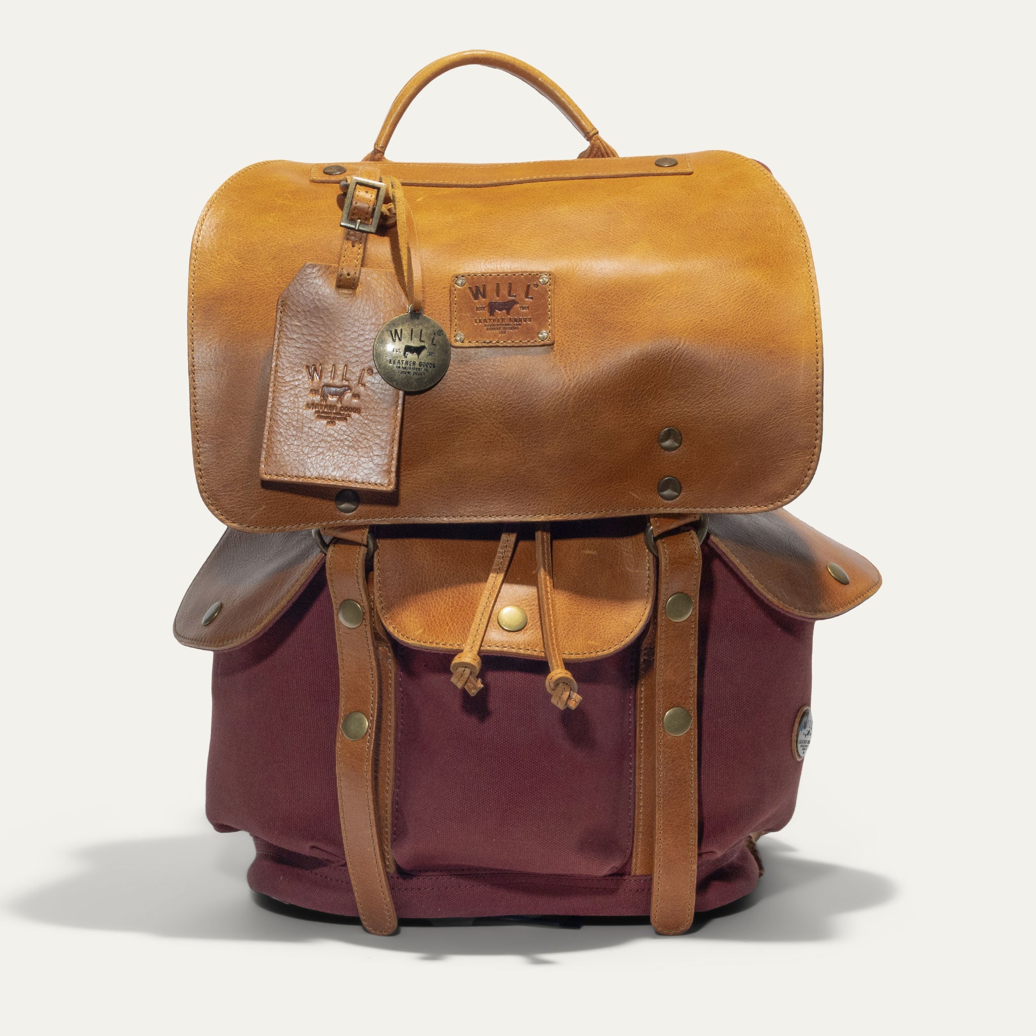 Lennon Canvas and Leather Backpack