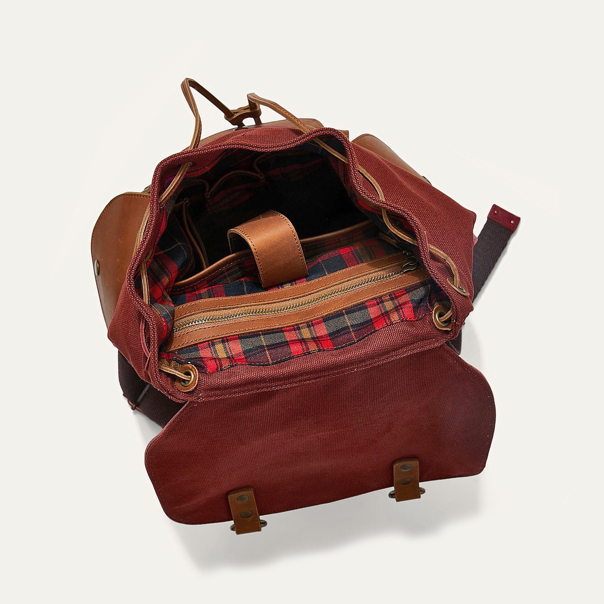 Lennon Canvas and Leather Backpack