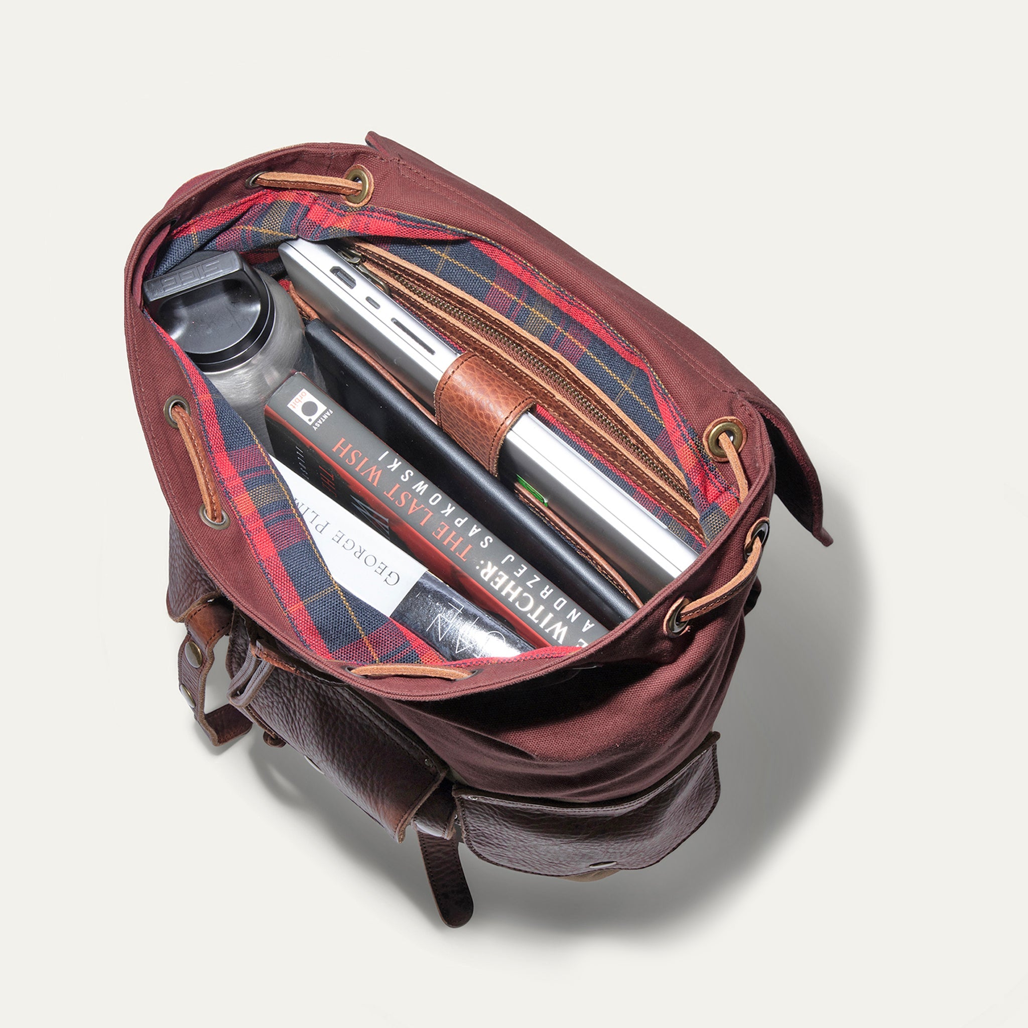 Lennon Canvas and Leather Backpack