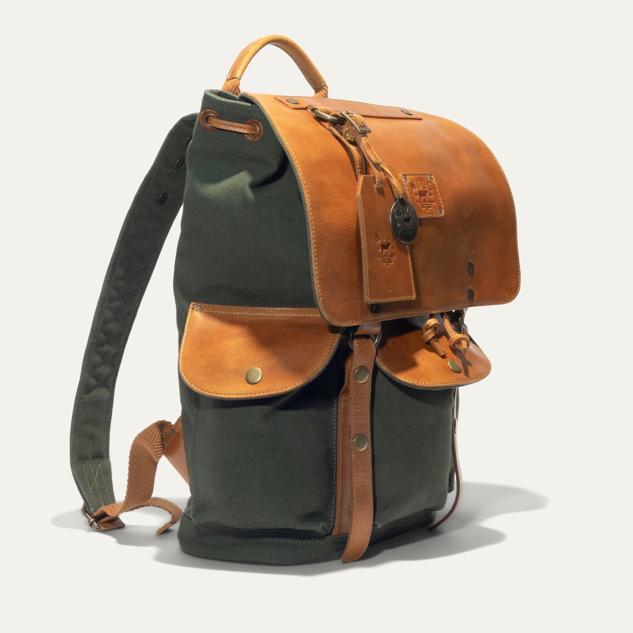 Lennon Canvas and Leather Backpack