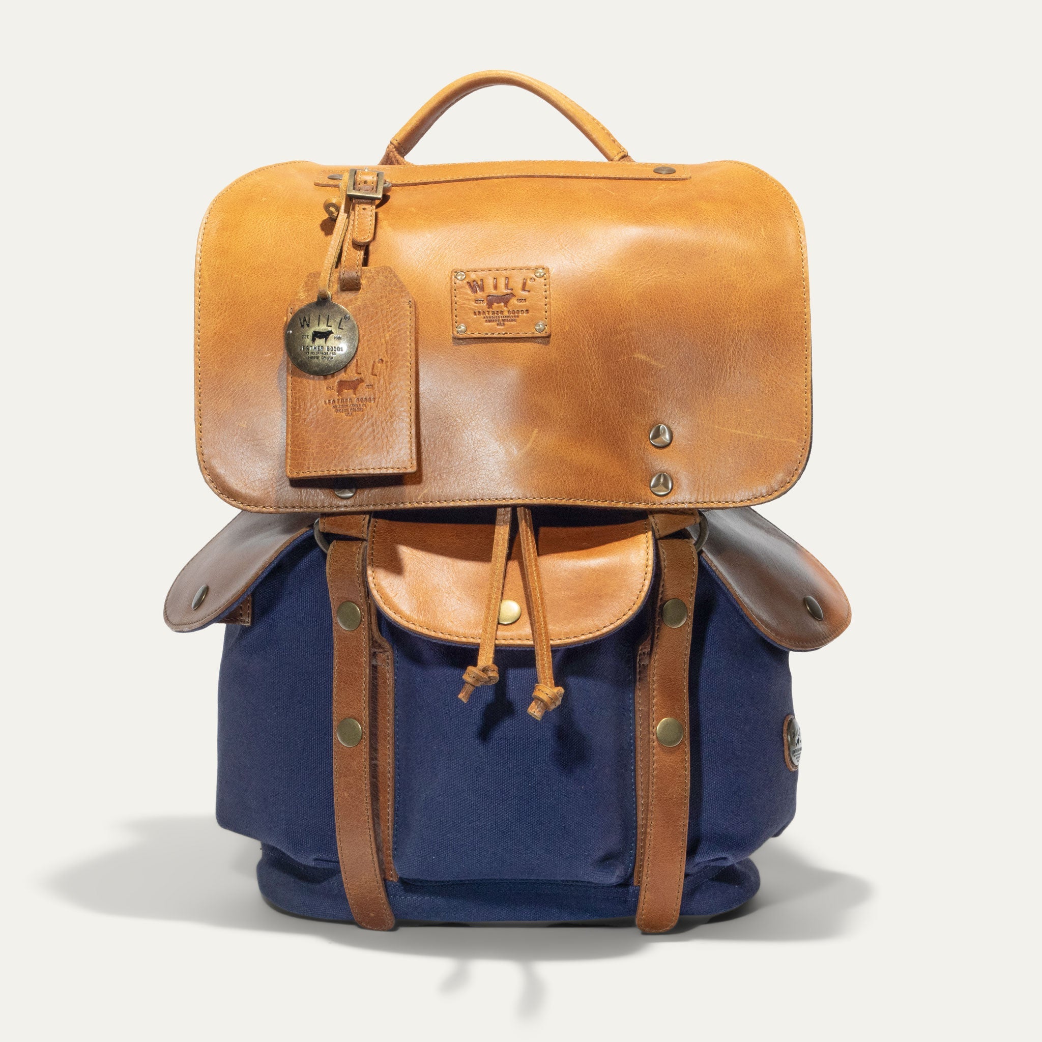Lennon Canvas and Leather Backpack
