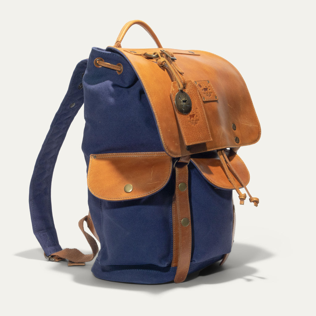 Lennon Canvas and Leather Backpack