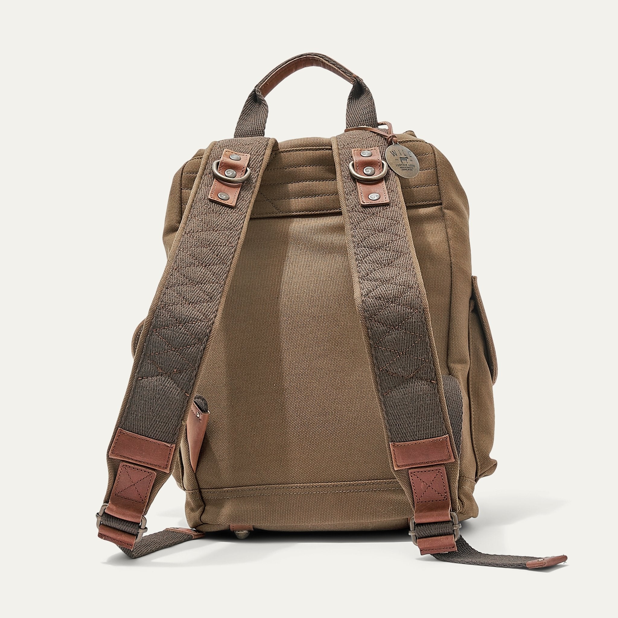 Lennon Canvas and Leather Backpack
