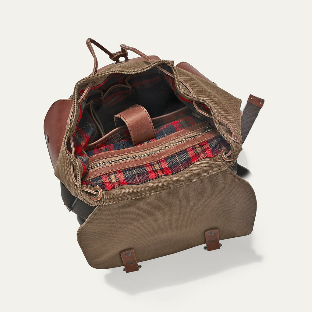 Lennon Canvas and Leather Backpack