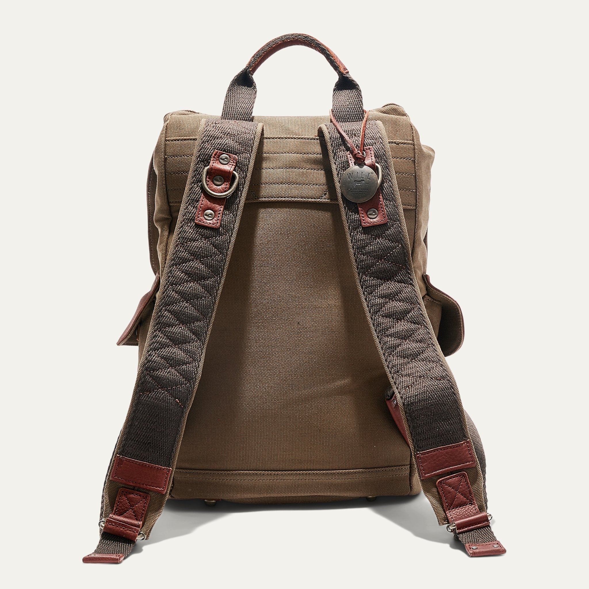 Lennon Canvas and Leather Backpack