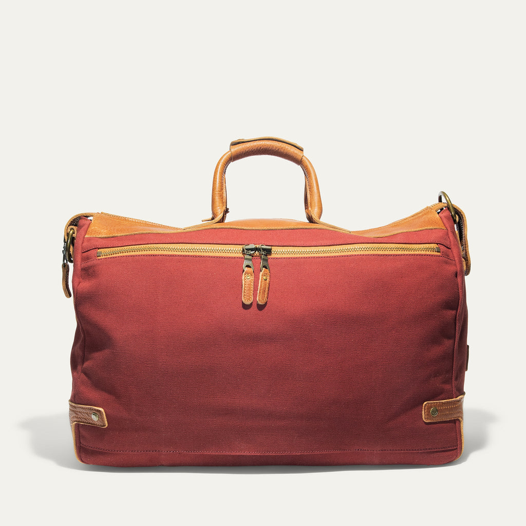 Signature Canvas and Leather Travel Duffle