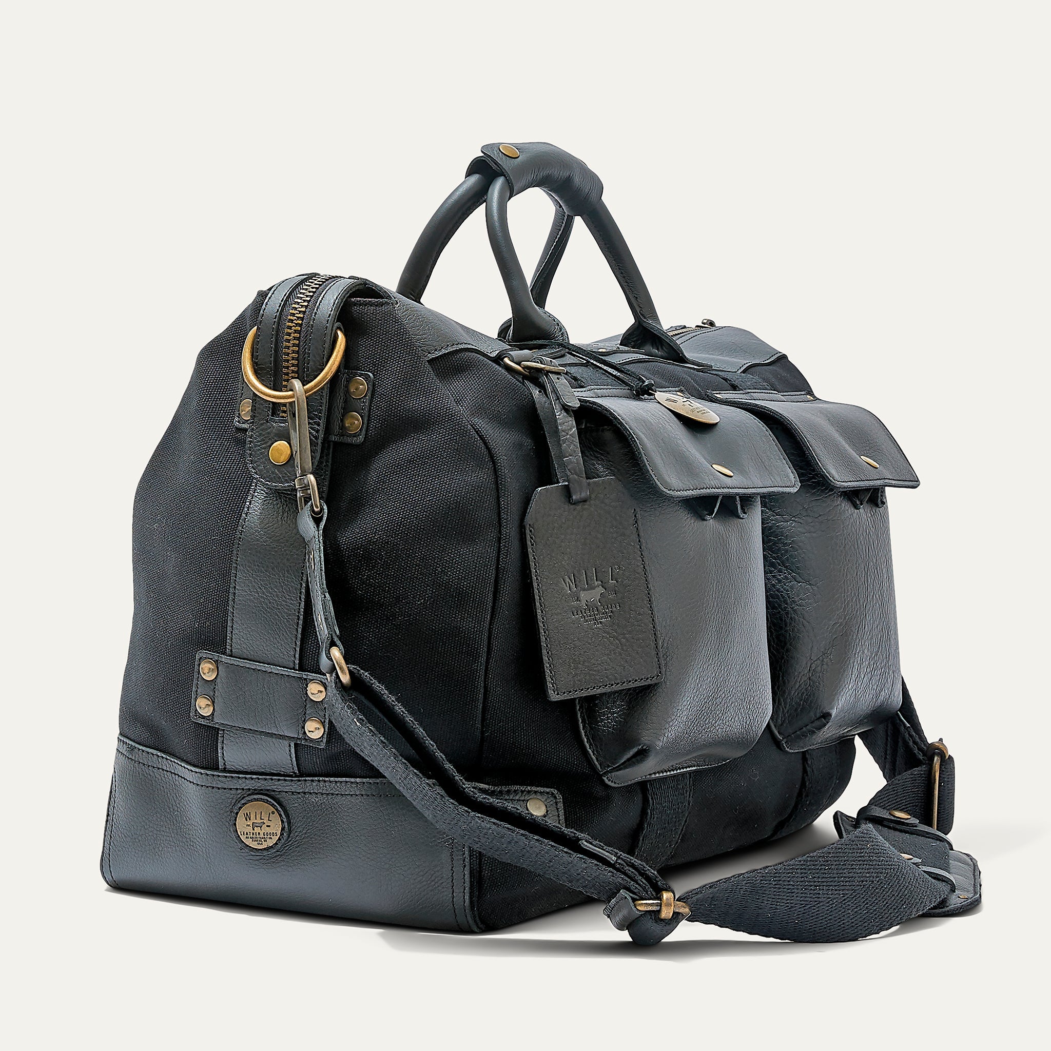 Signature Canvas and Leather Travel Duffle
