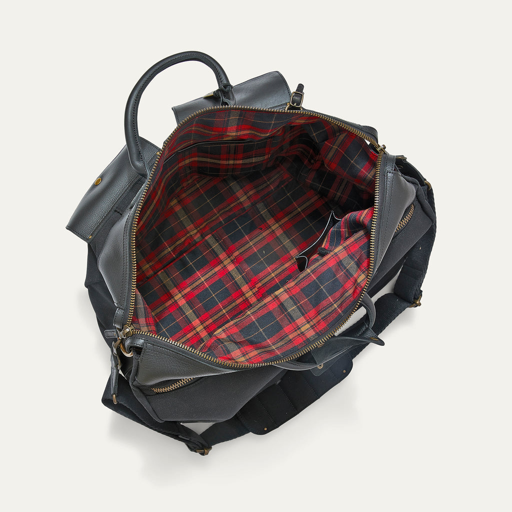 Signature Canvas and Leather Travel Duffle