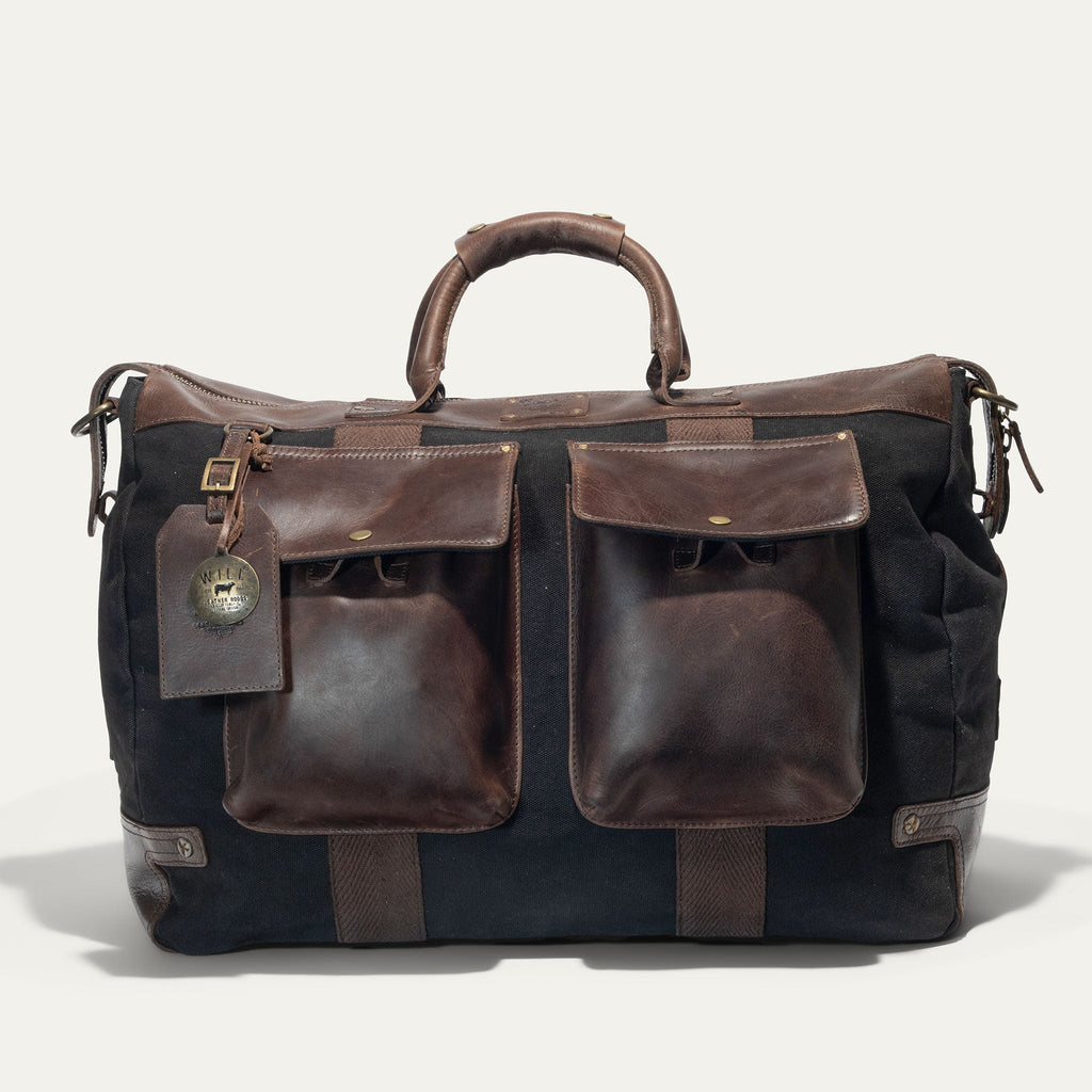 Signature Canvas and Leather Travel Duffle
