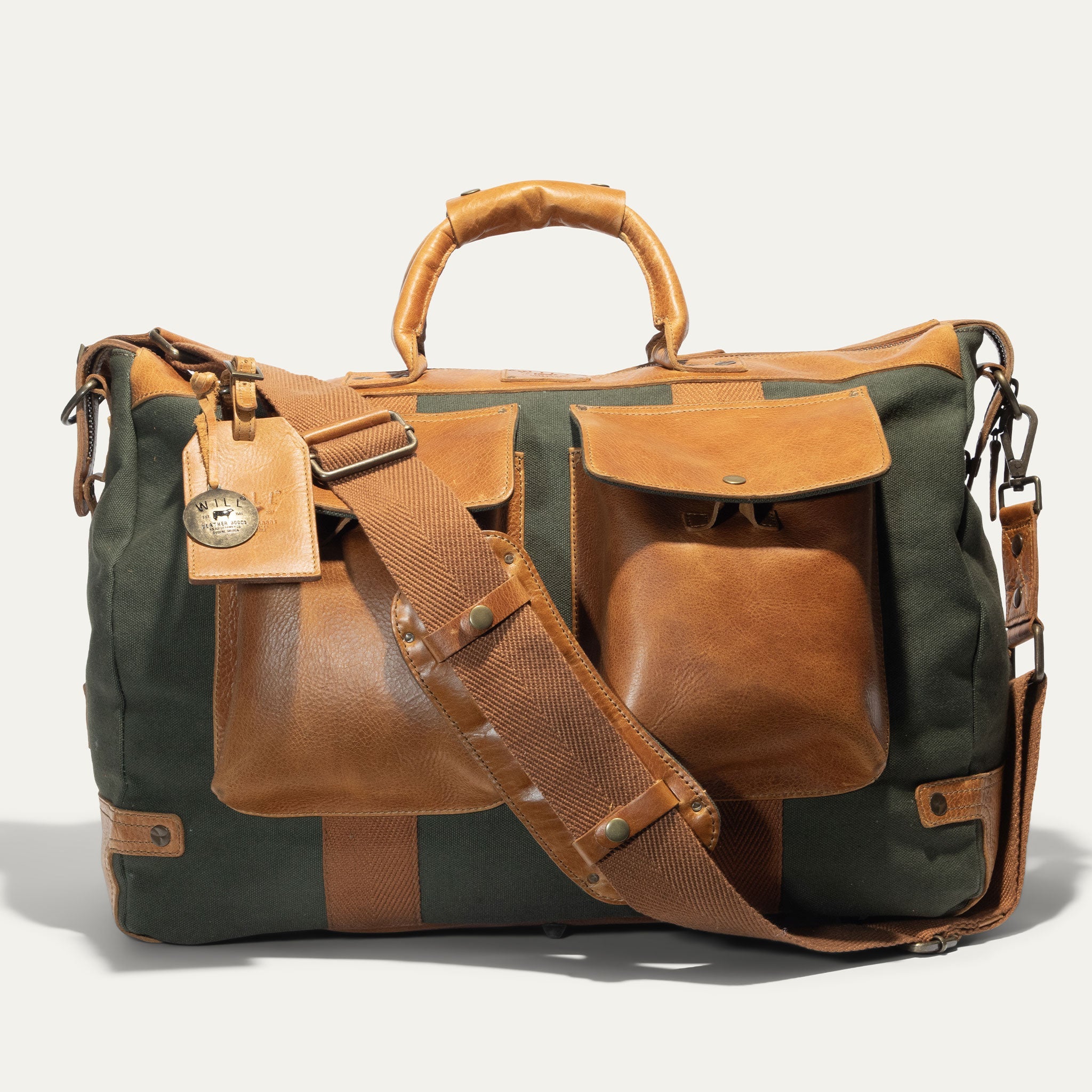 Signature Canvas and Leather Travel Duffle