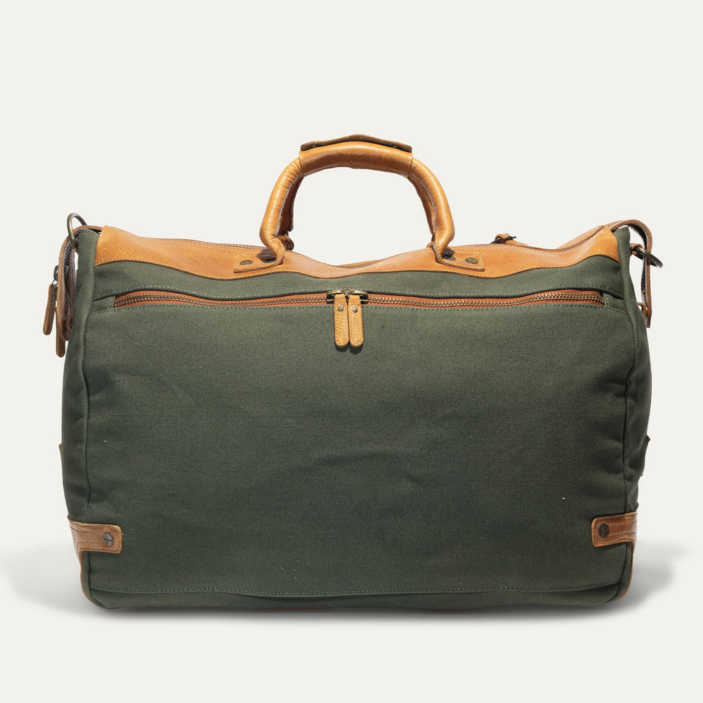 Signature Canvas and Leather Travel Duffle