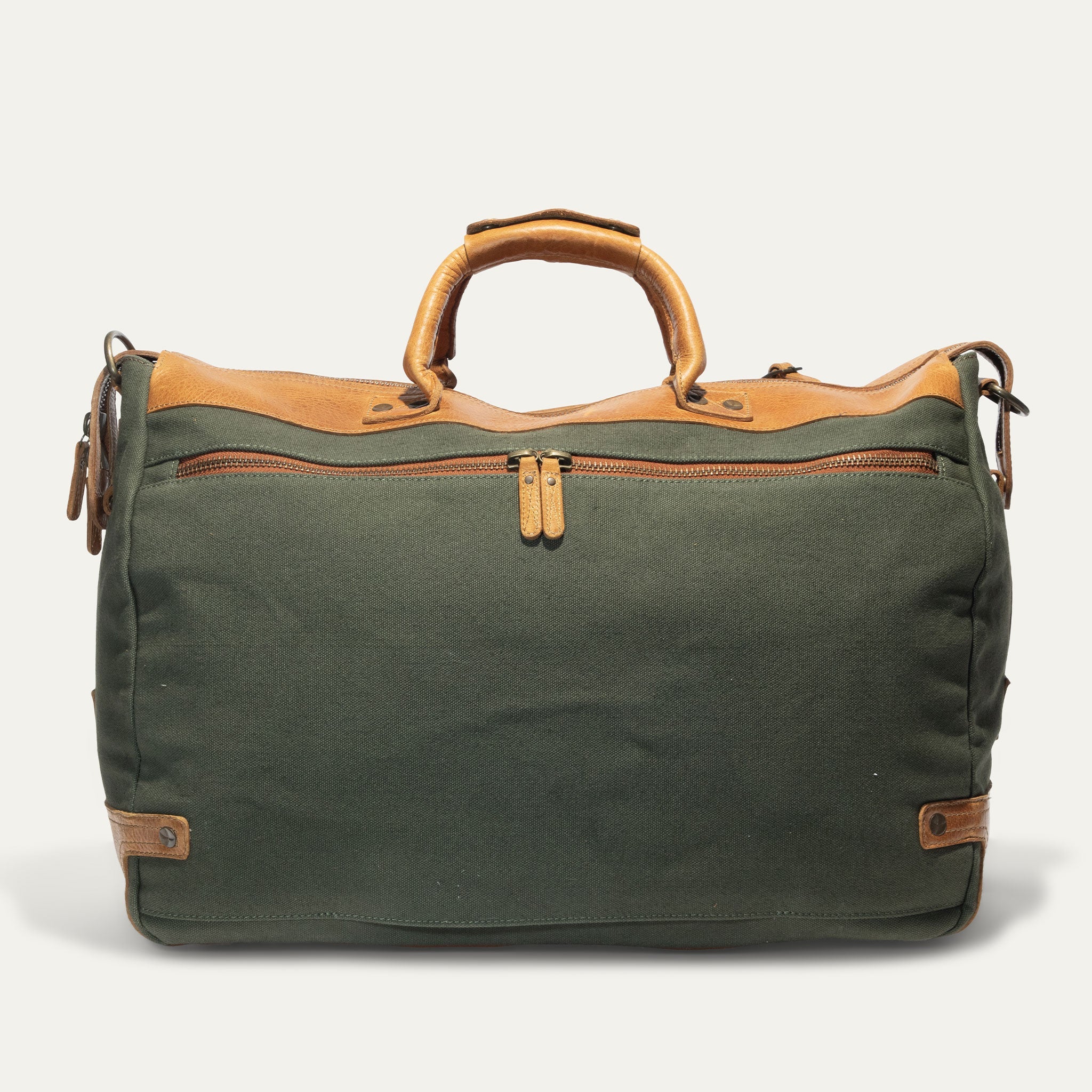Signature Canvas and Leather Travel Duffle
