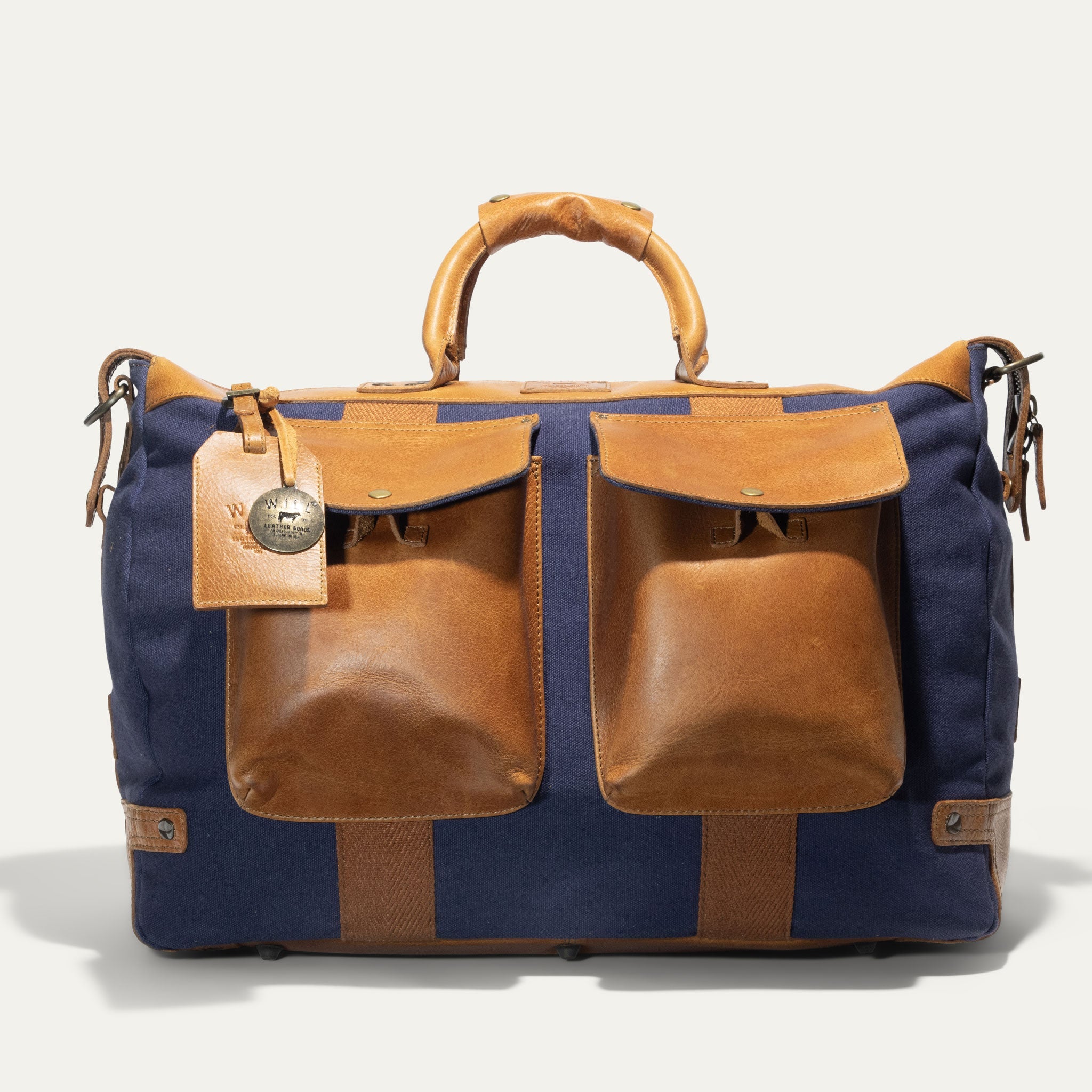 Signature Canvas and Leather Travel Duffle