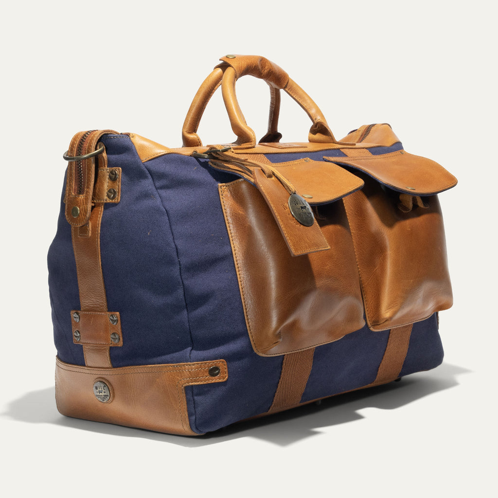 Signature Canvas and Leather Travel Duffle