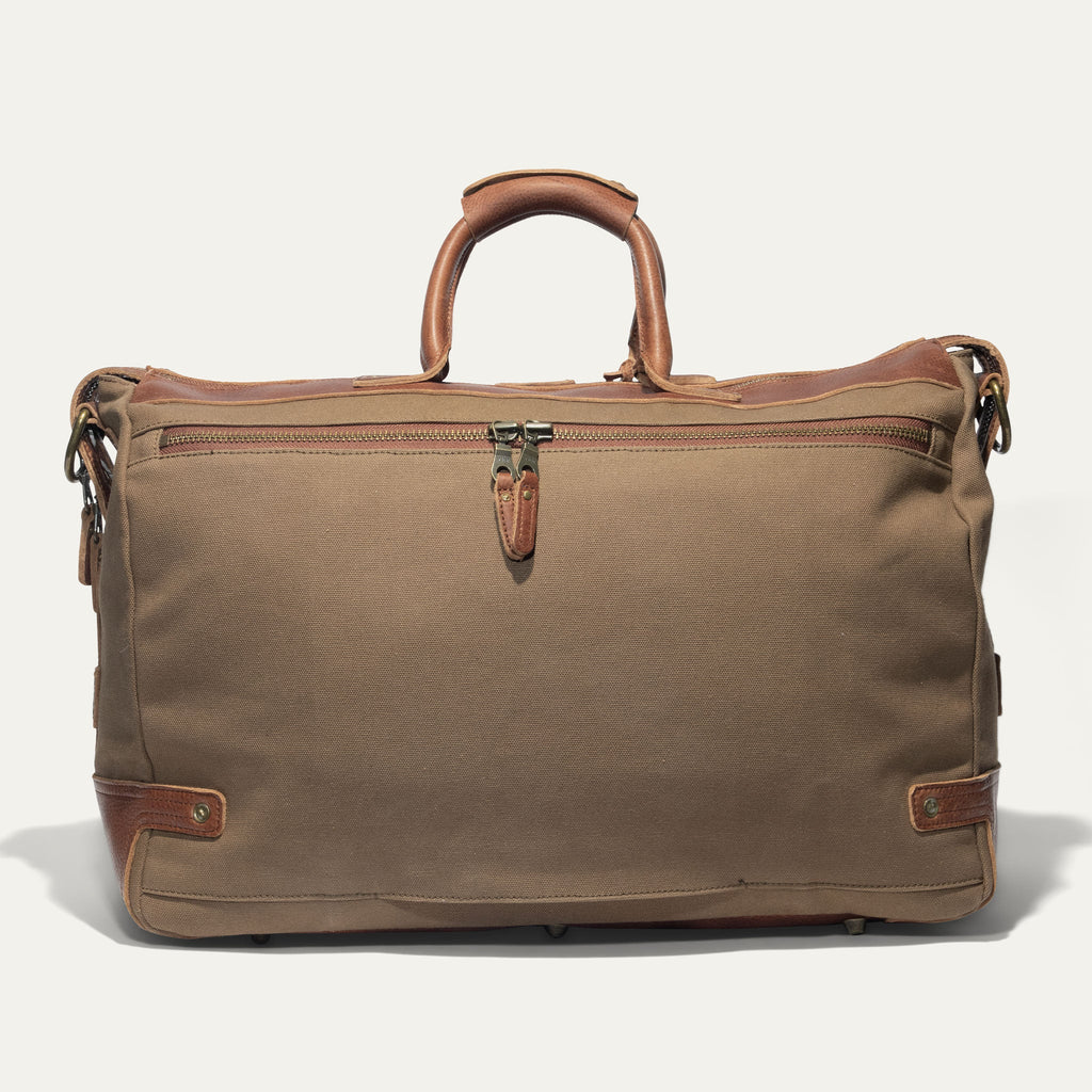 Signature Canvas and Leather Travel Duffle