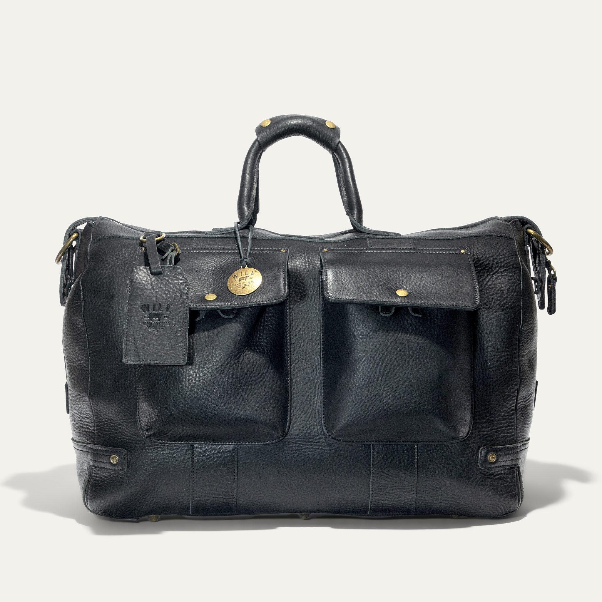 Signature Leather Travel Duffle