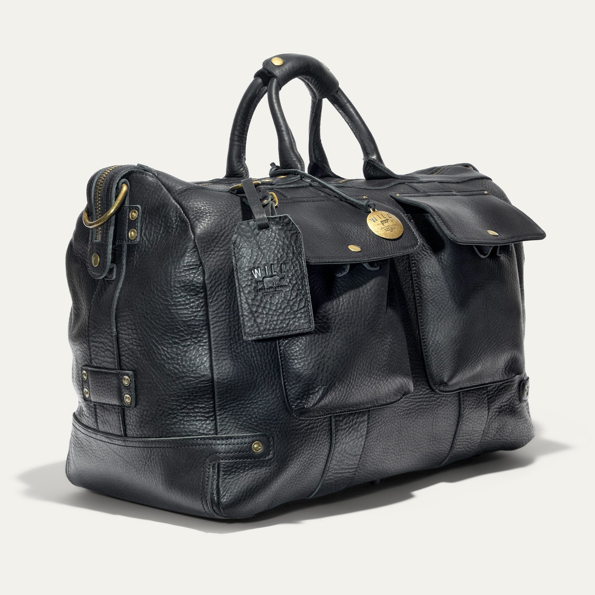 Signature Leather Travel Duffle