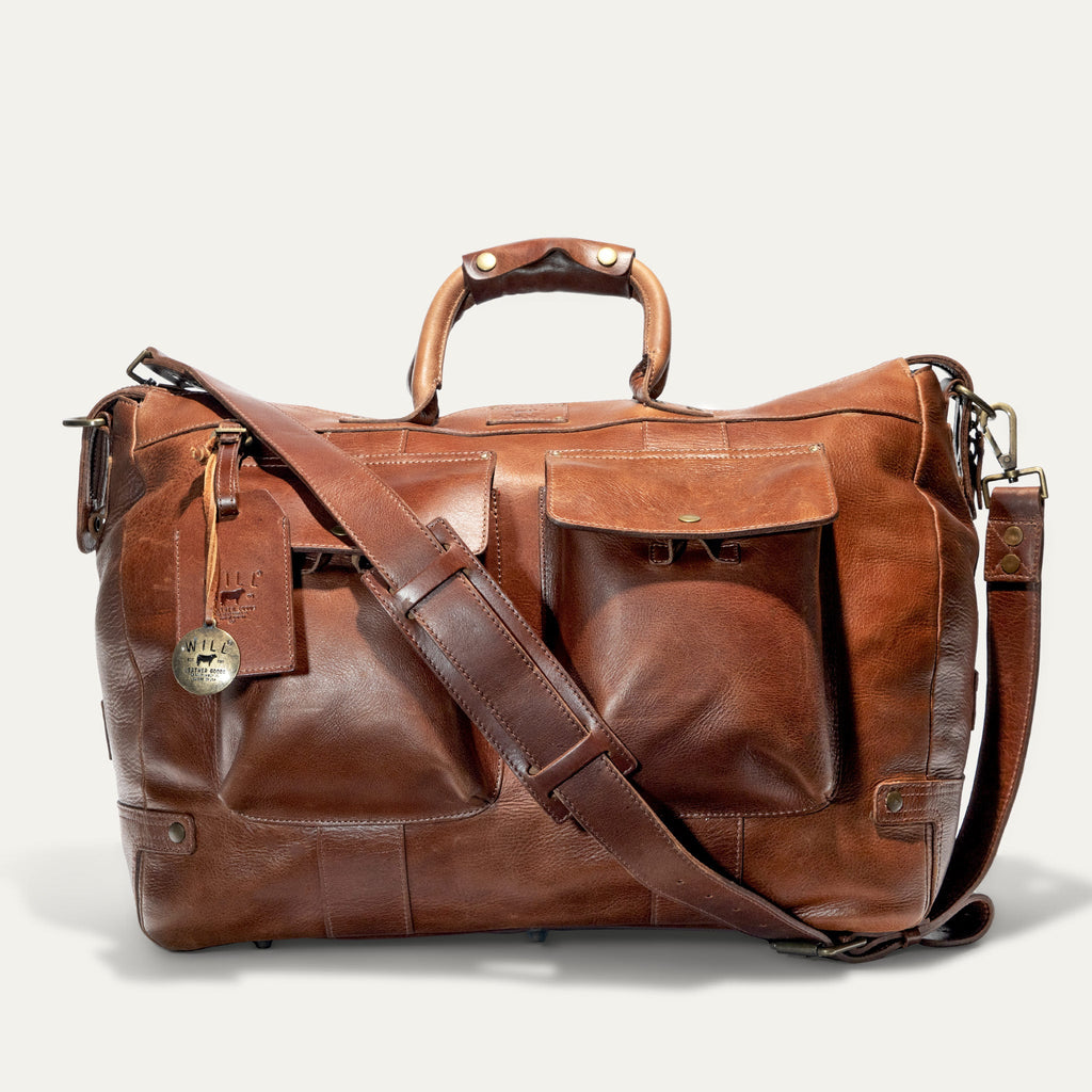 Signature Leather Travel Duffle