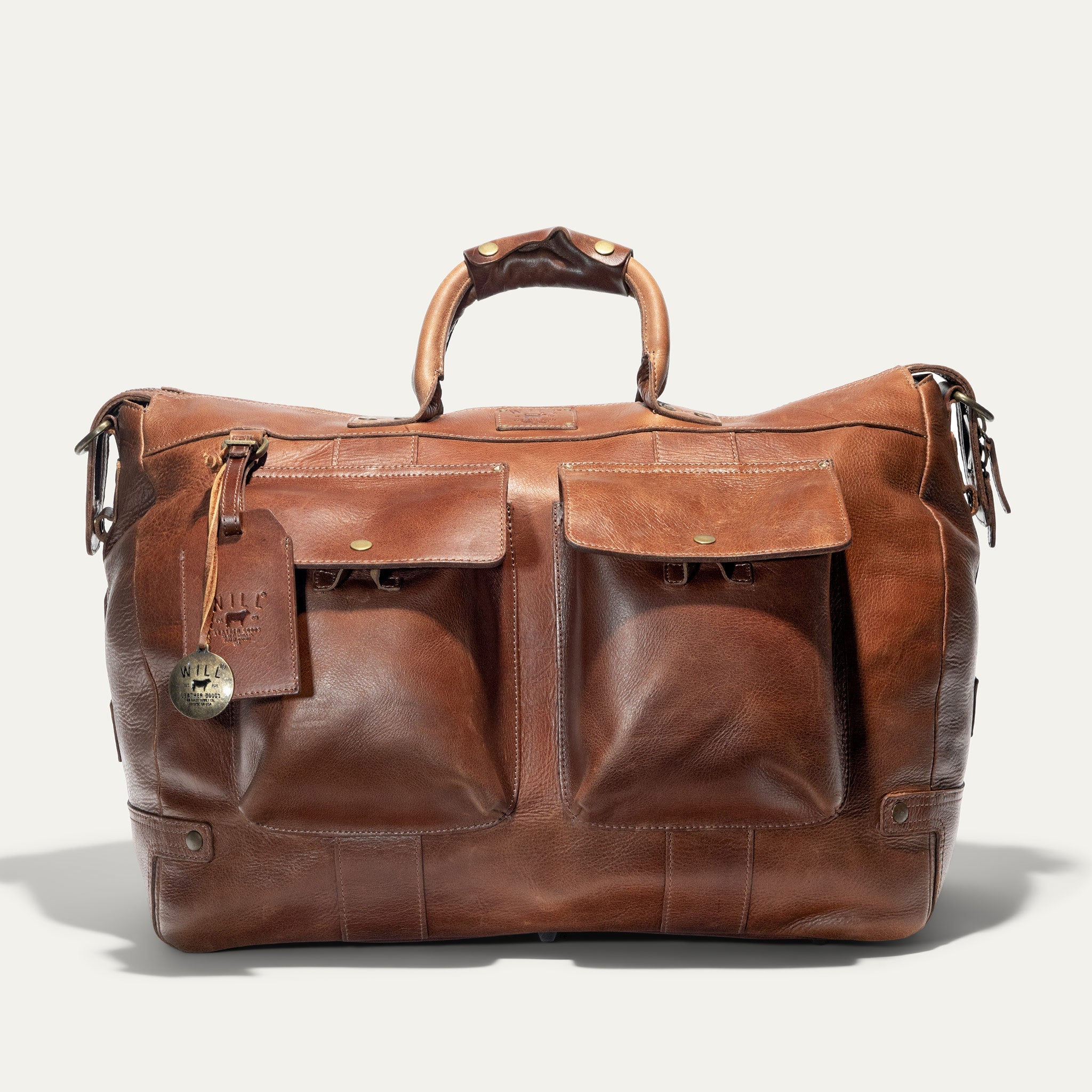 Signature Leather Travel Duffle