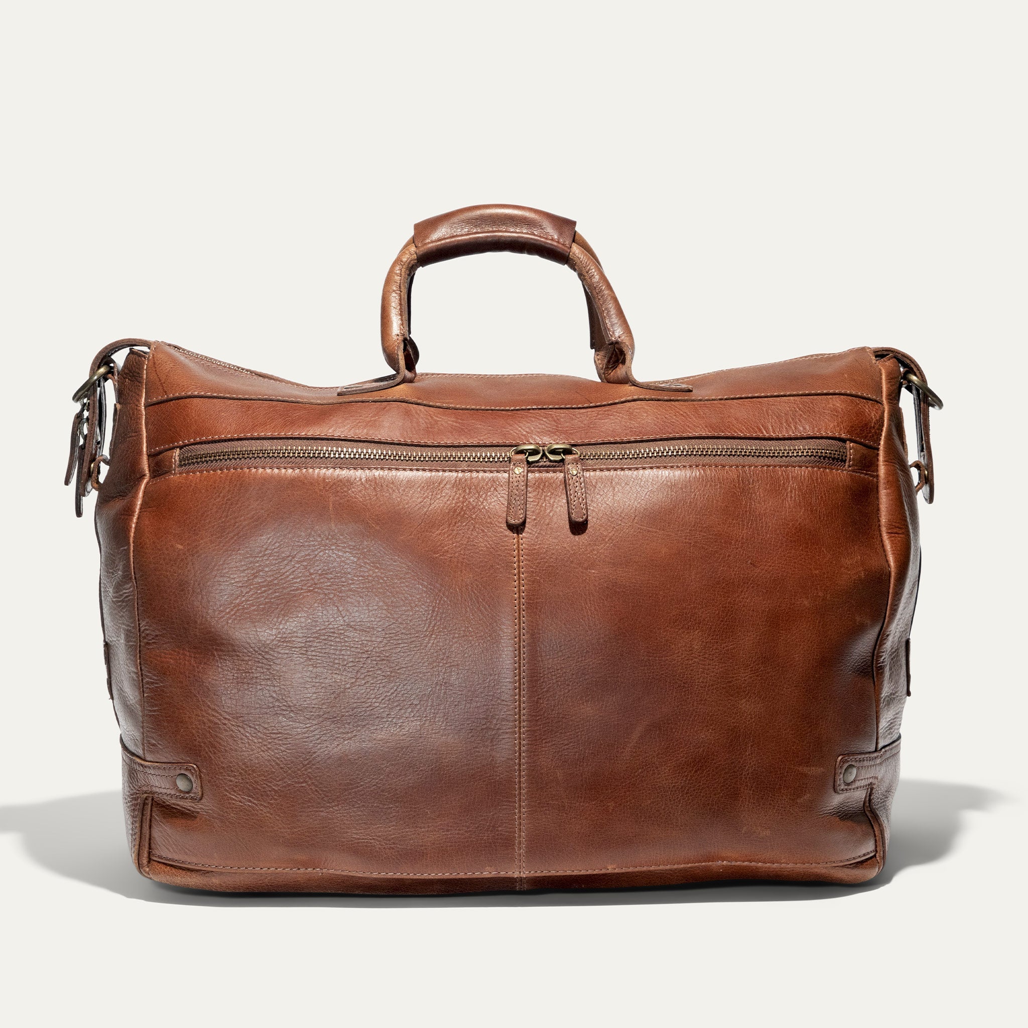 Signature Leather Travel Duffle
