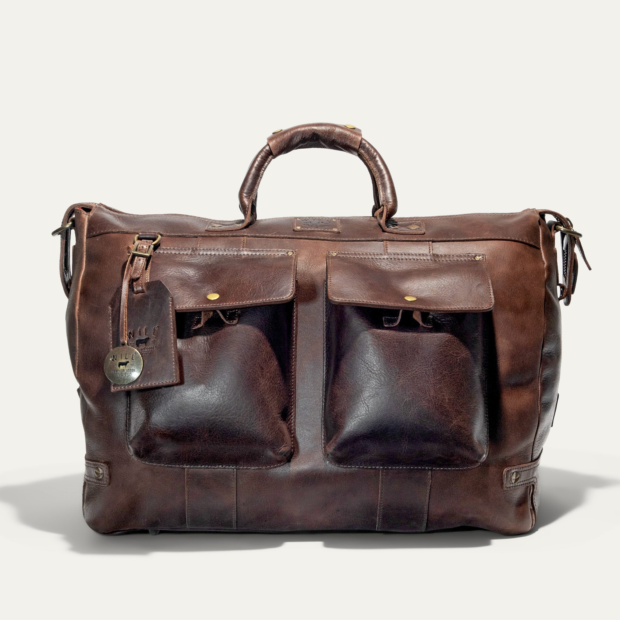 Signature Leather Travel Duffle
