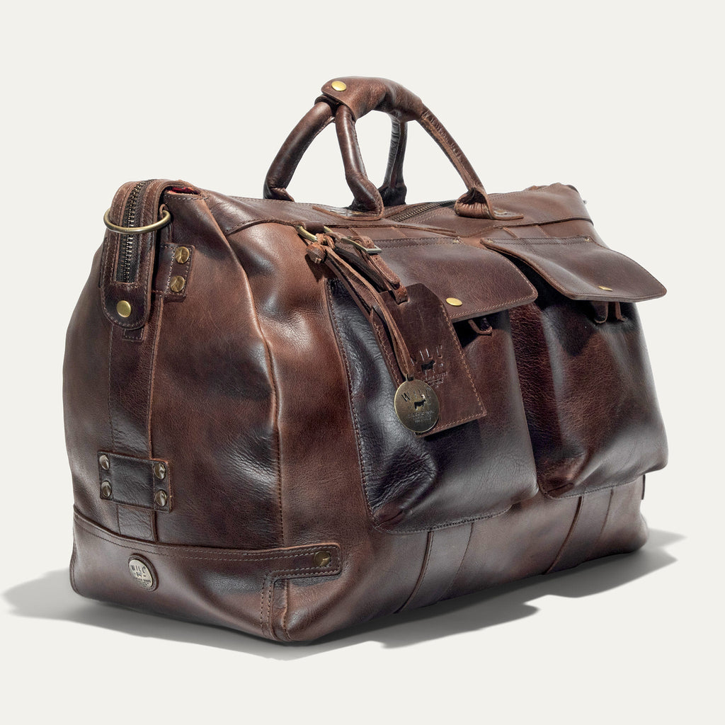 Signature Leather Travel Duffle