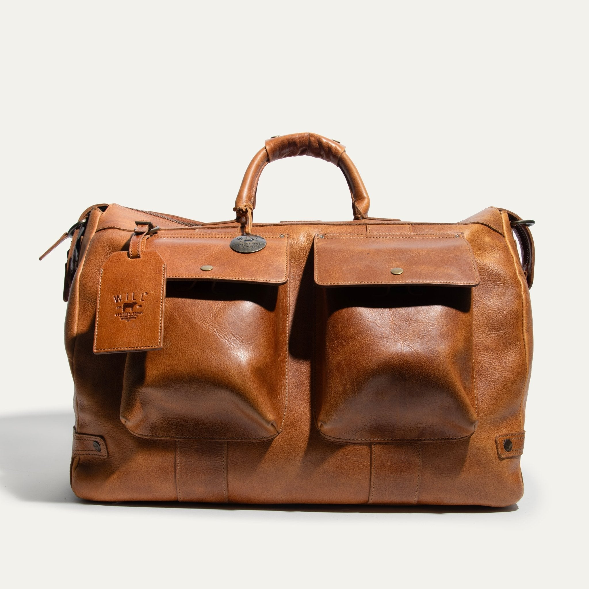 Signature Leather Travel Duffle