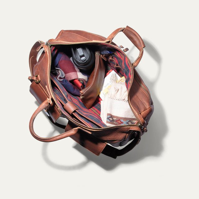 Signature Leather Travel Duffle