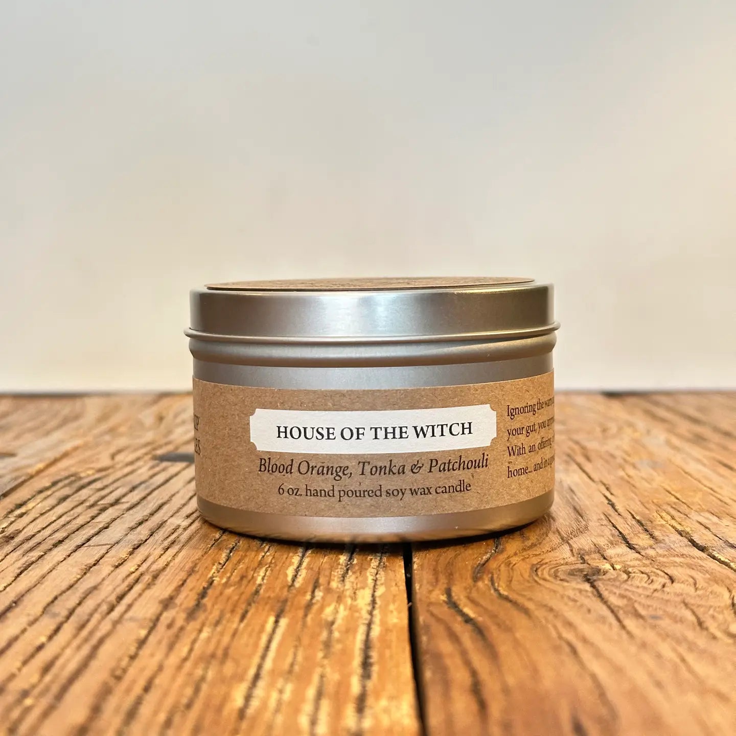 Cantrip Candles, 6 oz Tin (Choose Your Scent)