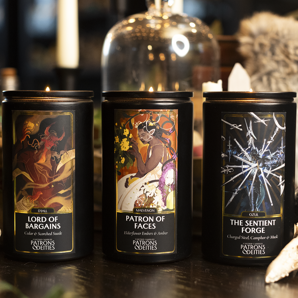 Cantrip Candles: D'Jall, Lord of Bargains (16 oz)
