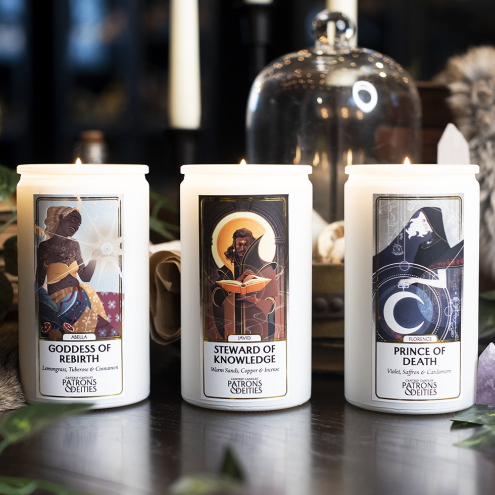 Cantrip Candles: Javid, Steward of Knowledge (16 oz)