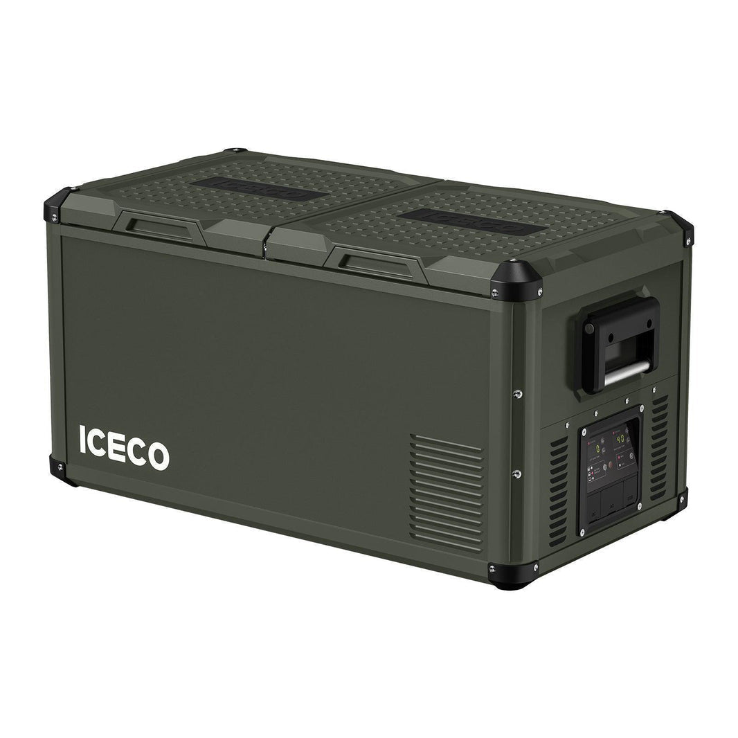 ICECO VL75ProD 12V Fridge Freezer, 75L, Olive