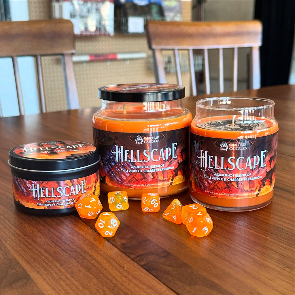Cantrip Candles: Hellscape (16 oz)