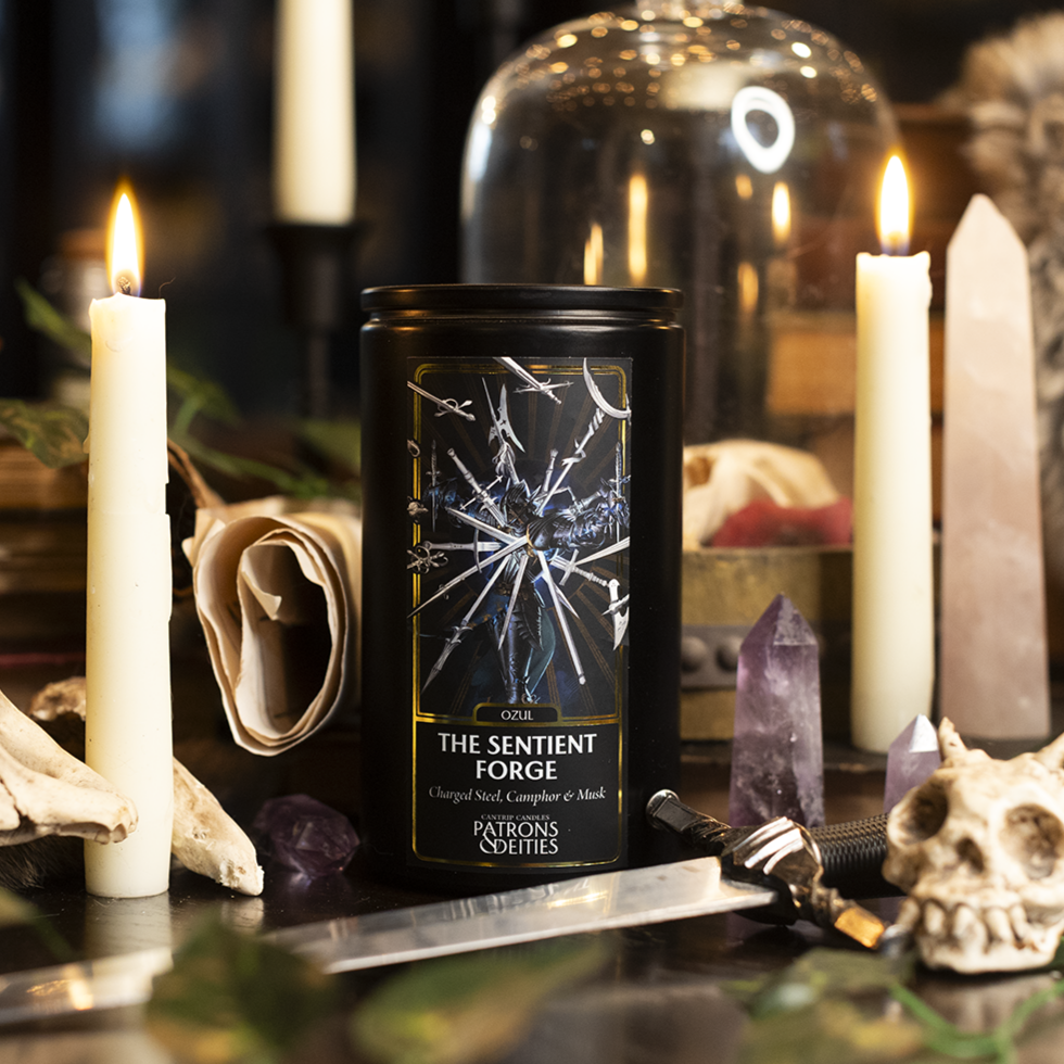Cantrip Candles: Ozul, The Sentient Forge (16 oz)