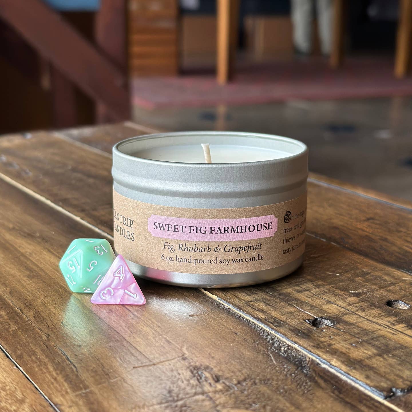 Cantrip Candles, 6 oz Tin (Choose Your Scent)