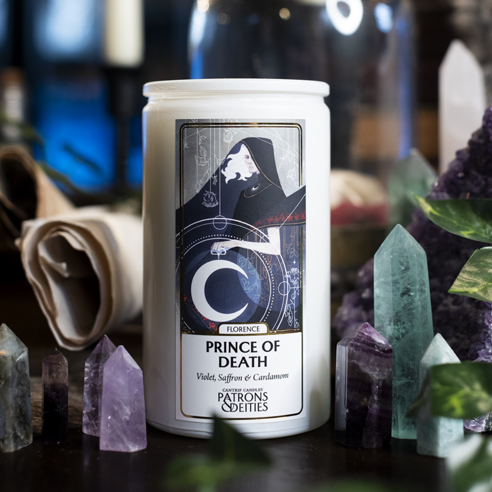 Cantrip Candles: Florence, Prince of Death (16 oz)