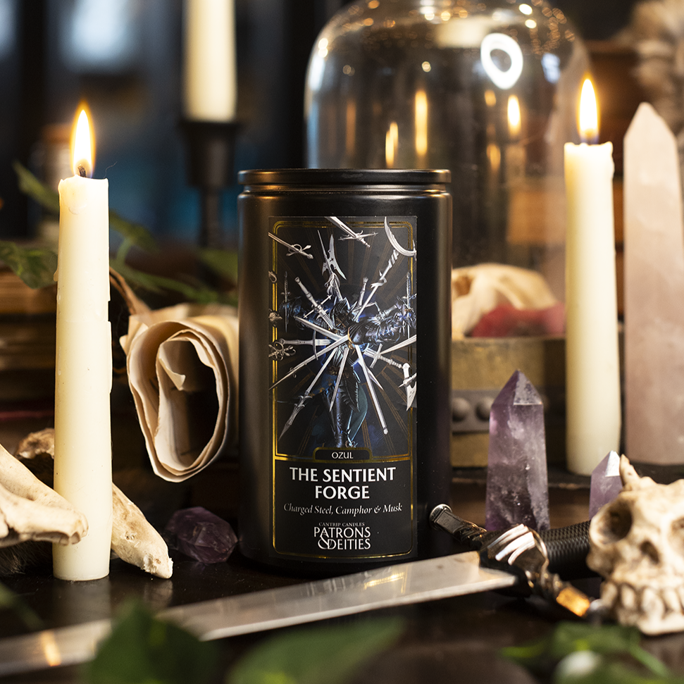 Cantrip Candles: Ozul, The Sentient Forge (16 oz)