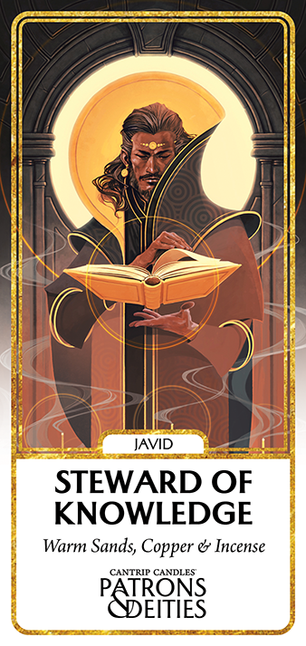 Cantrip Candles: Javid, Steward of Knowledge (16 oz)