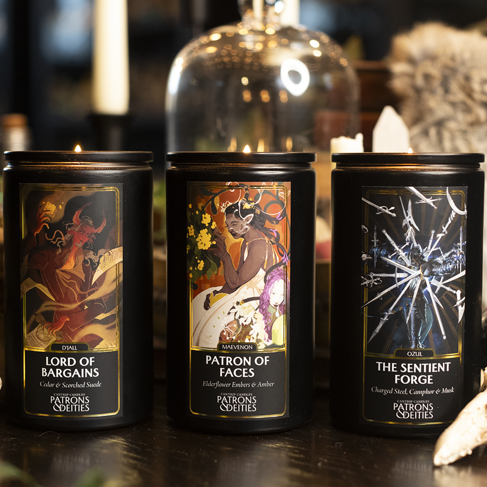 Cantrip Candles: Maevenon, Patron of Faces (16 oz)