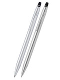 Cross Click Pen and Pencil Set, Chrome