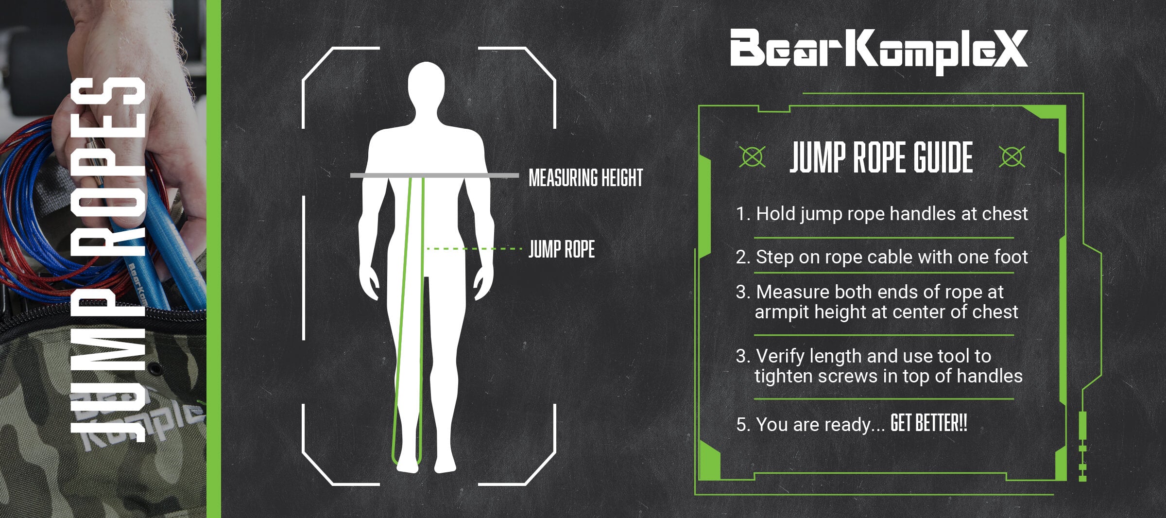 Bear KompleX HUMMER Speed Jump Rope