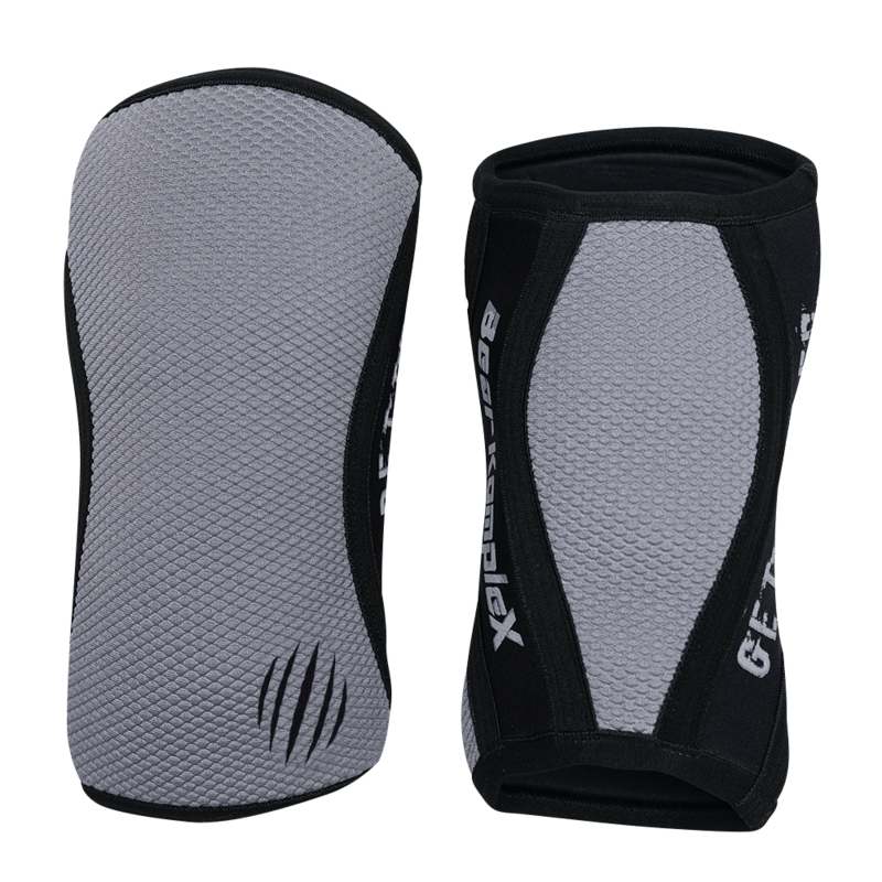 Bear KompleX Knee Sleeves, Grey Sharkskin (Pair)